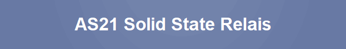 AS21 Solid State Relais