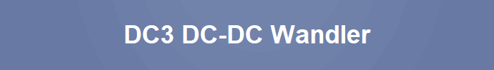 DC3 DC-DC Wandler